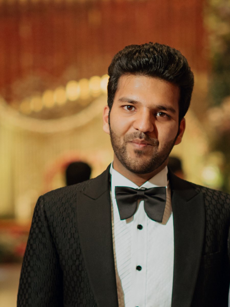 Agrim Jain in formal attire